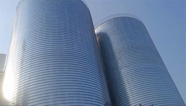 三沙2座混凝土高架卷板仓